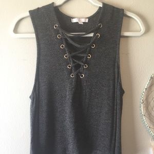 Super soft, grey tank!